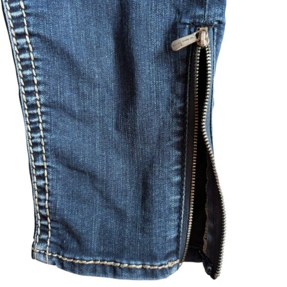 Silver Jeans Aiko Mid Skinny Zip Ankle Jeans 33 Ankle Zipper - Picture 13 of 16